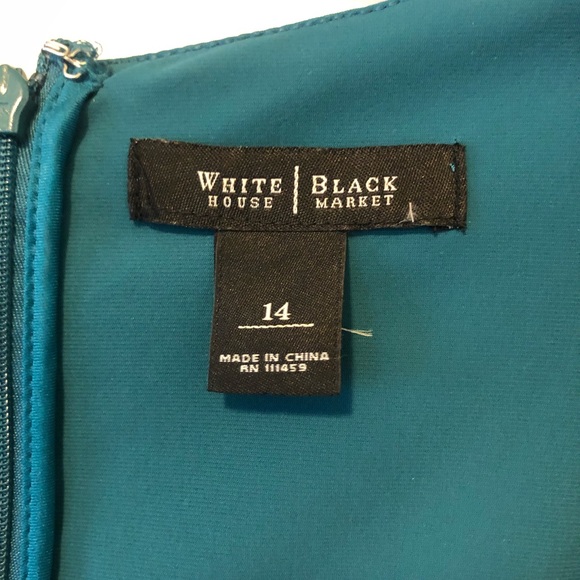 Turquoise Sheath Dress - Picture 5 of 6